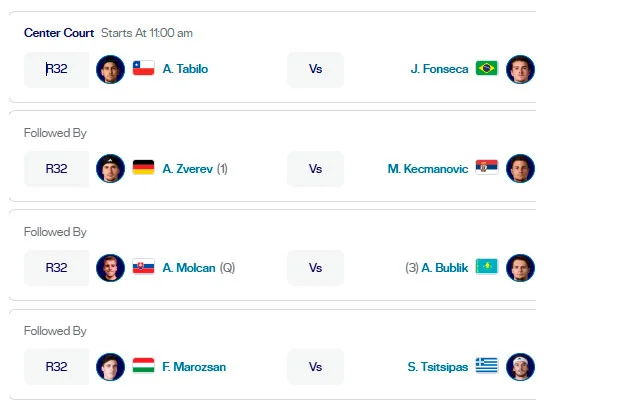 atp munich partidos martes14 abril 2026